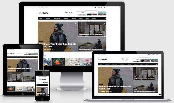 Responsive View - MagBlog Blogger Template