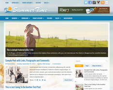 SummerTime Blogger Template