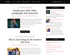 Floro Blogger Template