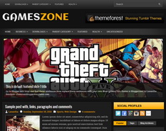 GamesZone Blogger Template