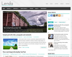 Lenda Blogger Template