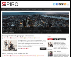 Piro Blogger Template