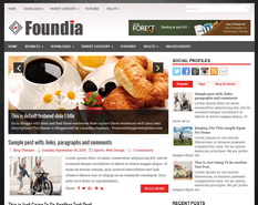 Foundia Blogger Template