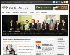 NewsPrompt Blogger Template