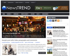 NewsTrend Blogger Template