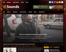 Sounds Blogger Template