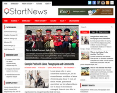 StartNews Blogger Template