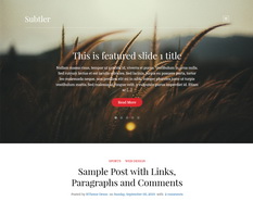 Subtler Blogger Template