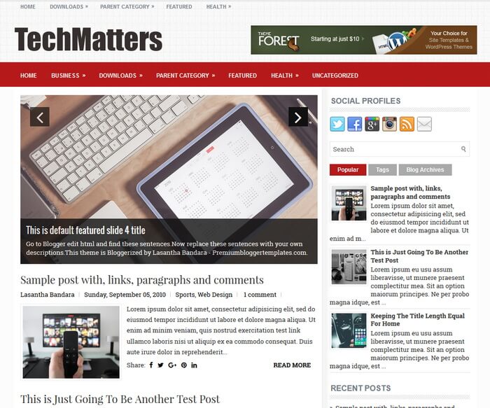 TechMatters Blogger Template