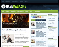 GameMagazine Blogger Template