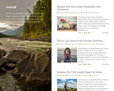 Journal Blogger Template