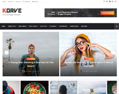 Korve Blogger Template