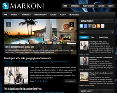 Markoni Blogger Template