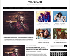 Telegraph Blogger Template