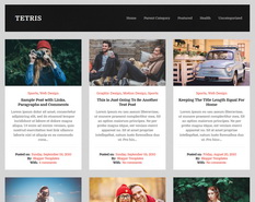 Tetris Blogger Template