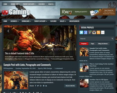 Gaming Blogger Template