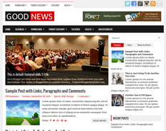 GoodNews Blogger Template