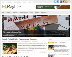 MagLite Blogger Template