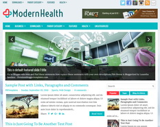 ModernHealth Blogger Template