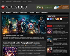 NextVideo Blogger Template