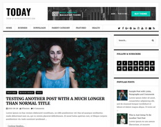 Today Blogger Template
