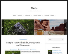 Almia Blogger Template