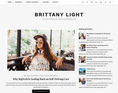 Brittany Light Blogger Template