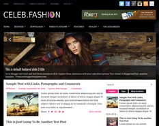 CelebFashion Blogger Template