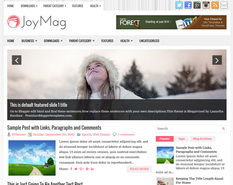 JoyMag Blogger Template