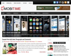 MobiTime Blogger Template