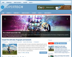 SuperTech Blogger Template
