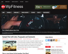 WpFitness Blogger Template