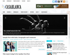 Casablanca Blogger Template
