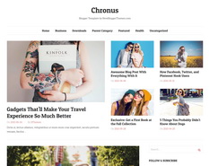 Chronus Blogger Template