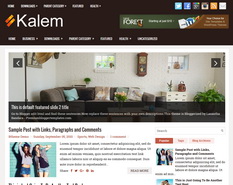 Kalem Blogger Template