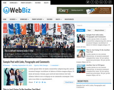 WebBiz Blogger Template