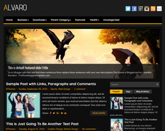 Alvaro Blogger Template