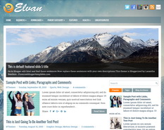 Elvan Blogger Template