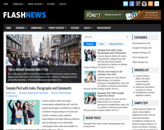 FlashNews Blogger Template