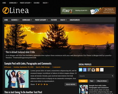 Linea Blogger Template