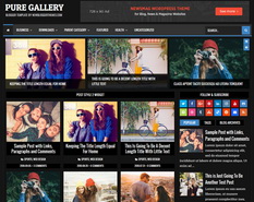 Pure Gallery Blogger Template