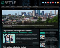 Settle Blogger Template