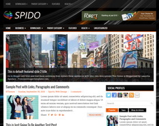 Spido Blogger Template