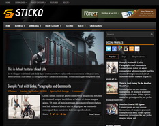 Sticko Blogger Template