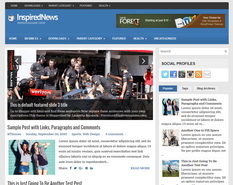 InspiredNews Blogger Template