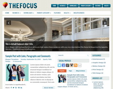 TheFocus Blogger Template