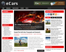 eCars Blogger Template