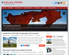 Cellar Blogger Template