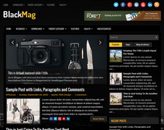 BlackMag Blogger Template