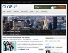 Globus Blogger Template